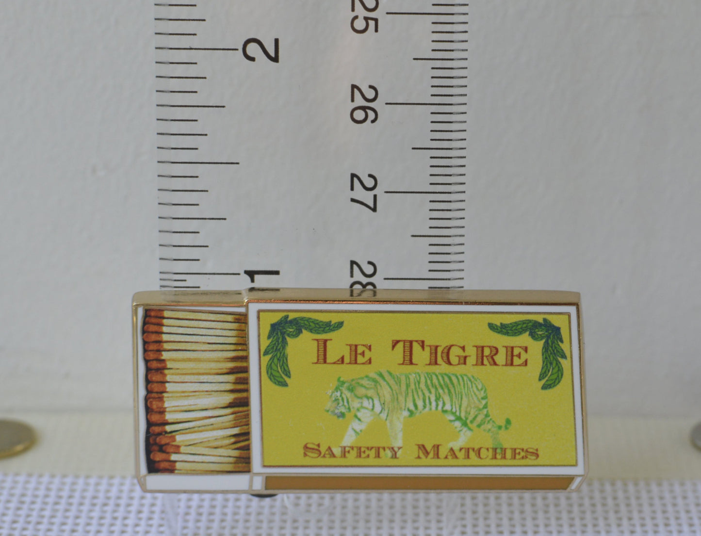 Le Tigre Matchbox Needle Minder