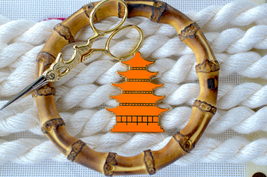 Persimmon Pagoda Needle Minder