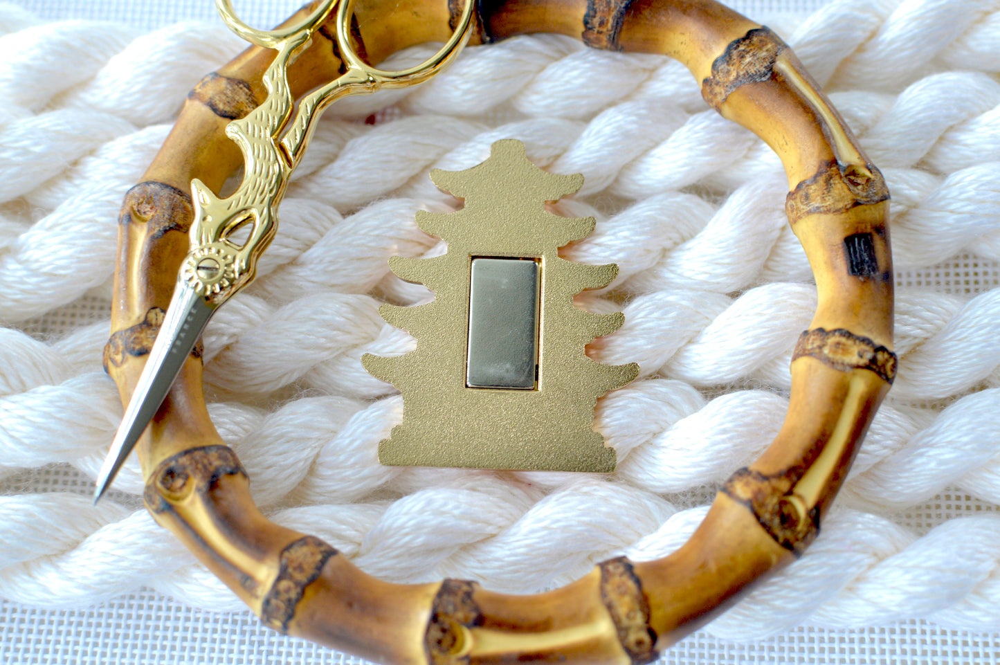 Persimmon Pagoda Needle Minder