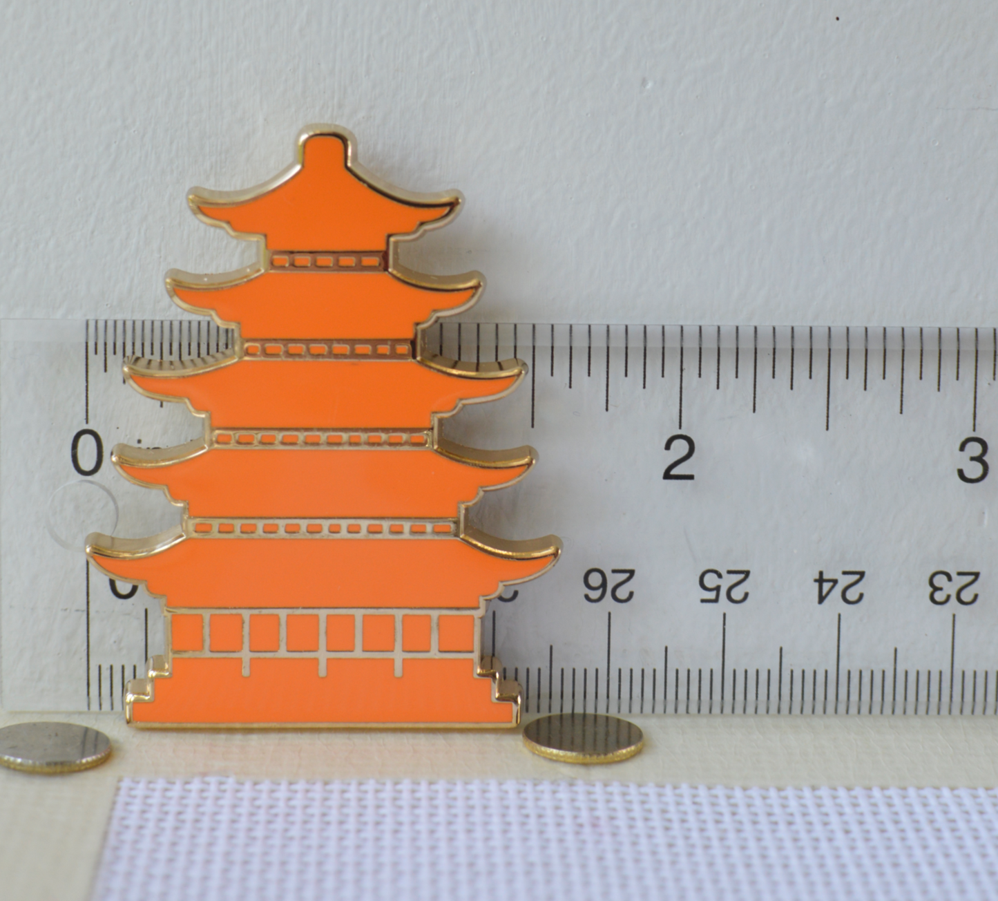 Persimmon Pagoda Needle Minder
