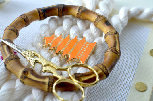 Persimmon Pagoda Needle Minder