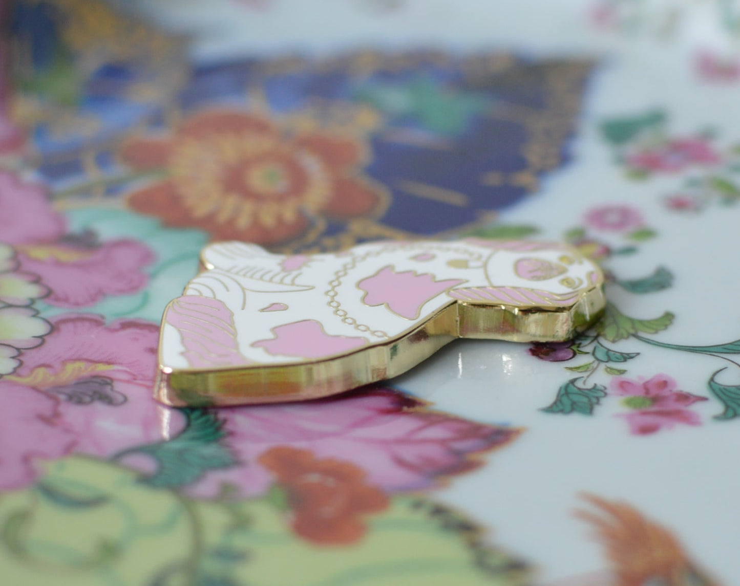 Pink Staffordshire Dog Needle Minder