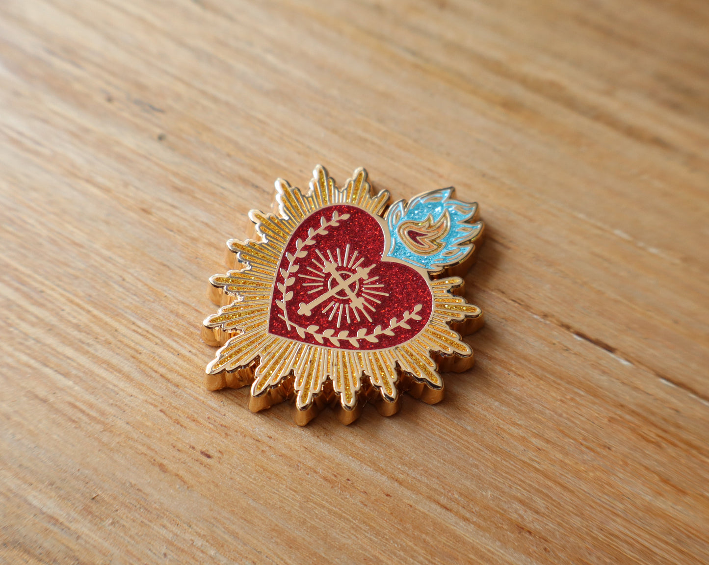 Sacred Heart Needle Minder (medium magnet)