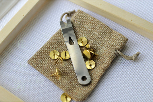 Stainless Steel Needlepoint Canvas Tack Remover